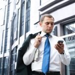 Young and successful businessman